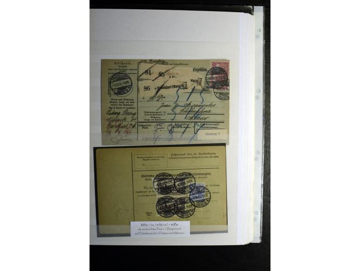 1900/1918, interessante Spezialsammlung der Markwerte ab Reichspost inkl. den Aufdruckausgaben bei den Dt. Auslandspostämtern