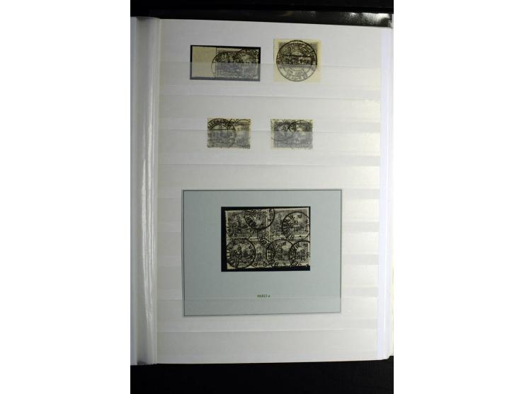 1900/1918, interessante Spezialsammlung der Markwerte ab Reichspost inkl. den Aufdruckausgaben bei den Dt. Auslandspostämtern