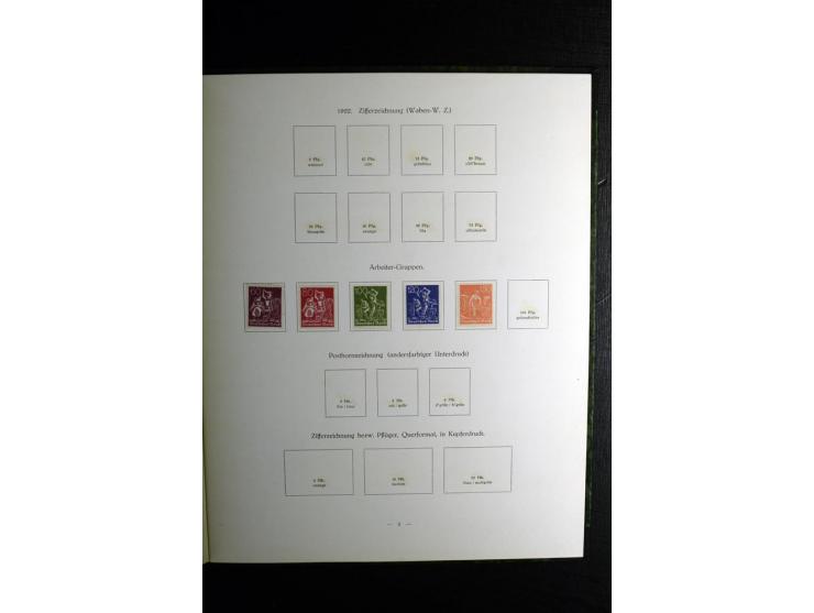 1900/55, postfrischer, ungebrauchter und gestempelter Posten mit vielen guten Werten und Sätzen, dabei u.a. Bund Posthorn pos