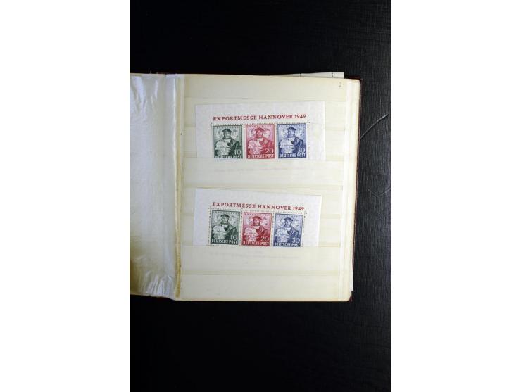 1900/55, postfrischer, ungebrauchter und gestempelter Posten mit vielen guten Werten und Sätzen, dabei u.a. Bund Posthorn pos
