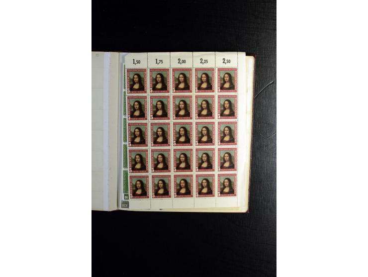 1900/55, postfrischer, ungebrauchter und gestempelter Posten mit vielen guten Werten und Sätzen, dabei u.a. Bund Posthorn pos