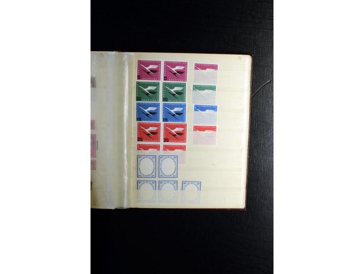 1900/55, postfrischer, ungebrauchter und gestempelter Posten mit vielen guten Werten und Sätzen, dabei u.a. Bund Posthorn pos