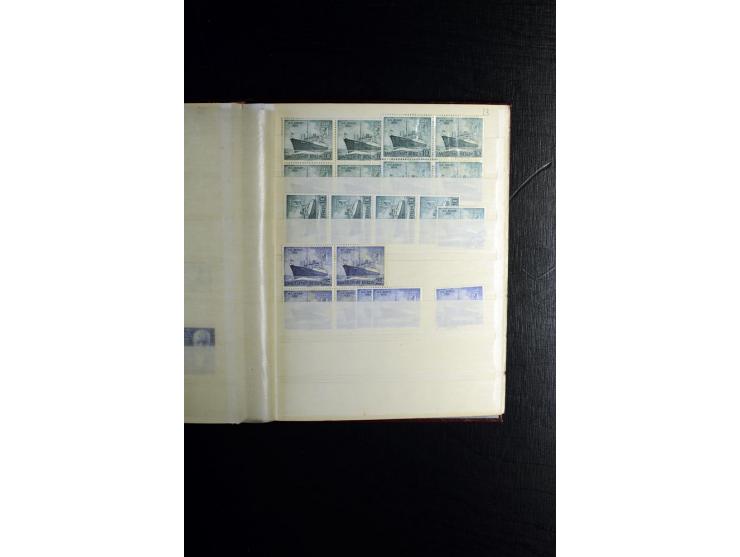 1900/55, postfrischer, ungebrauchter und gestempelter Posten mit vielen guten Werten und Sätzen, dabei u.a. Bund Posthorn pos