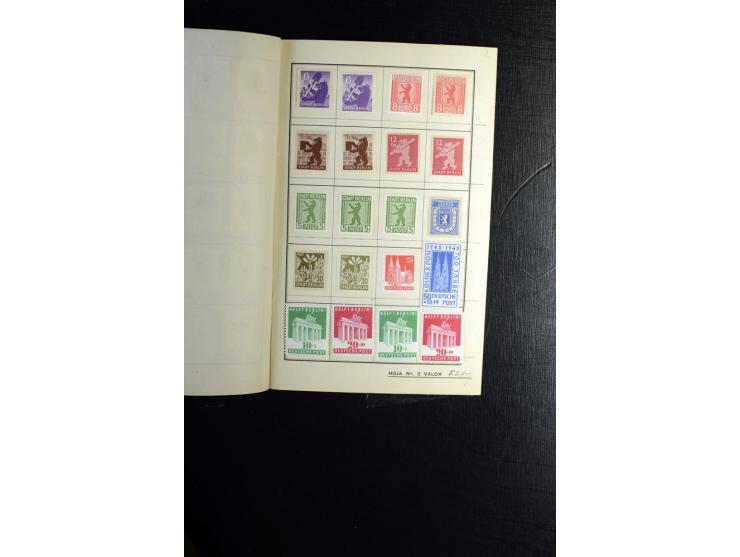 1900/55, postfrischer, ungebrauchter und gestempelter Posten mit vielen guten Werten und Sätzen, dabei u.a. Bund Posthorn pos