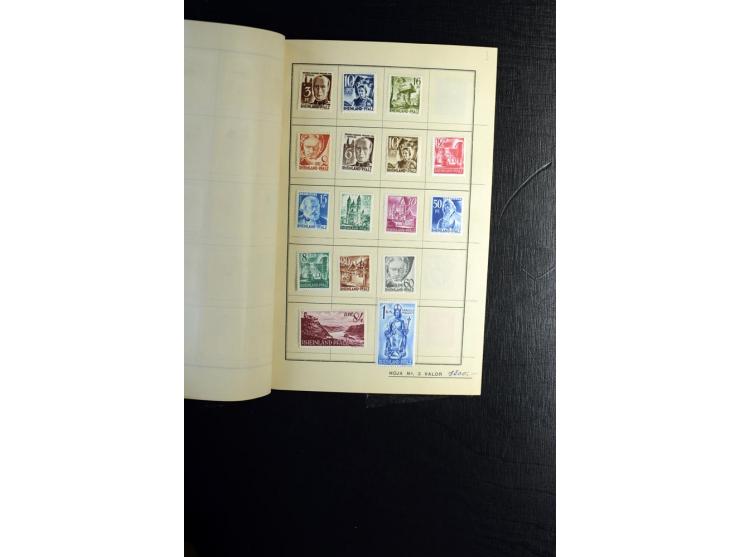 1900/55, postfrischer, ungebrauchter und gestempelter Posten mit vielen guten Werten und Sätzen, dabei u.a. Bund Posthorn pos