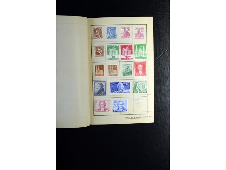 1900/55, postfrischer, ungebrauchter und gestempelter Posten mit vielen guten Werten und Sätzen, dabei u.a. Bund Posthorn pos