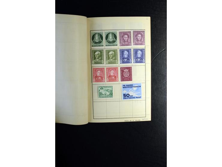 1900/55, postfrischer, ungebrauchter und gestempelter Posten mit vielen guten Werten und Sätzen, dabei u.a. Bund Posthorn pos
