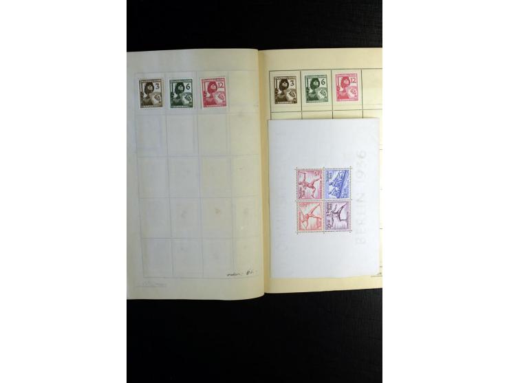 1900/55, postfrischer, ungebrauchter und gestempelter Posten mit vielen guten Werten und Sätzen, dabei u.a. Bund Posthorn pos