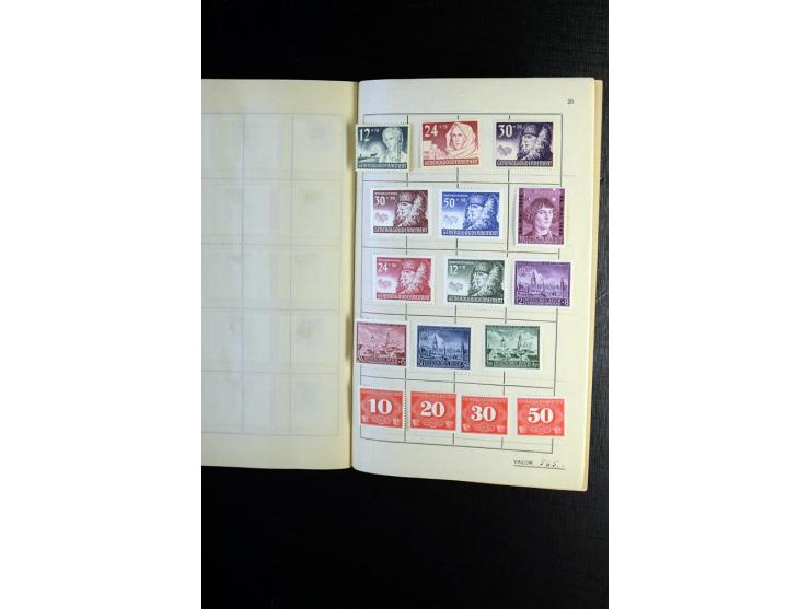 1900/55, postfrischer, ungebrauchter und gestempelter Posten mit vielen guten Werten und Sätzen, dabei u.a. Bund Posthorn pos
