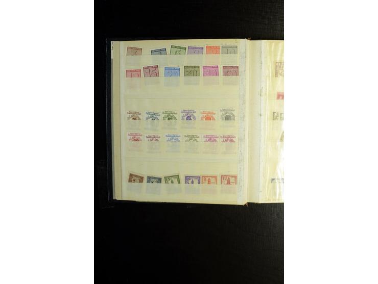 1900/55, postfrischer, ungebrauchter und gestempelter Posten mit vielen guten Werten und Sätzen, dabei u.a. Bund Posthorn pos