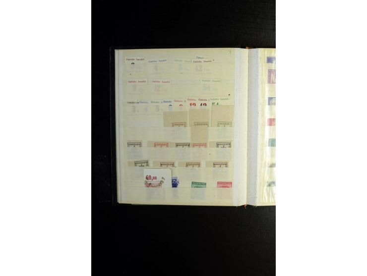 1900/55, postfrischer, ungebrauchter und gestempelter Posten mit vielen guten Werten und Sätzen, dabei u.a. Bund Posthorn pos