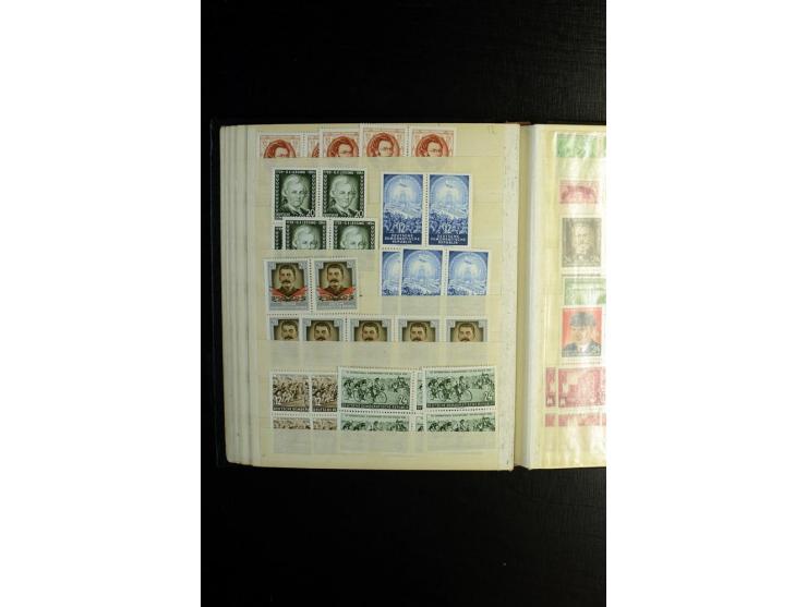 1900/55, postfrischer, ungebrauchter und gestempelter Posten mit vielen guten Werten und Sätzen, dabei u.a. Bund Posthorn pos