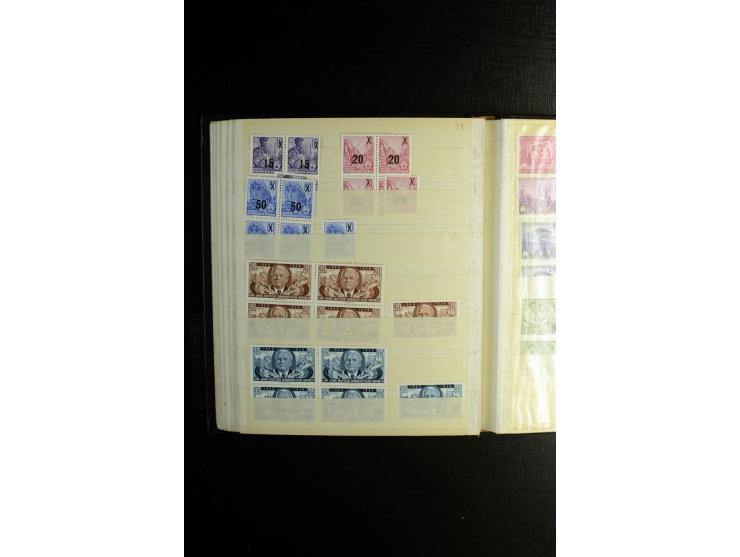 1900/55, postfrischer, ungebrauchter und gestempelter Posten mit vielen guten Werten und Sätzen, dabei u.a. Bund Posthorn pos