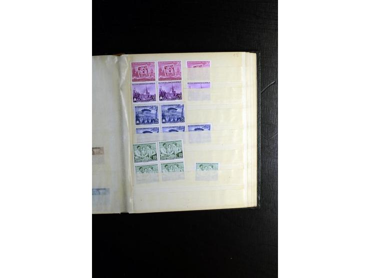 1900/55, postfrischer, ungebrauchter und gestempelter Posten mit vielen guten Werten und Sätzen, dabei u.a. Bund Posthorn pos