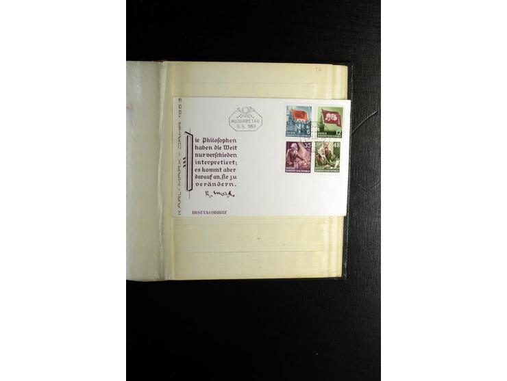 1900/55, postfrischer, ungebrauchter und gestempelter Posten mit vielen guten Werten und Sätzen, dabei u.a. Bund Posthorn pos