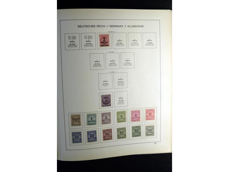1900/55, postfrischer, ungebrauchter und gestempelter Posten mit vielen guten Werten und Sätzen, dabei u.a. Bund Posthorn pos