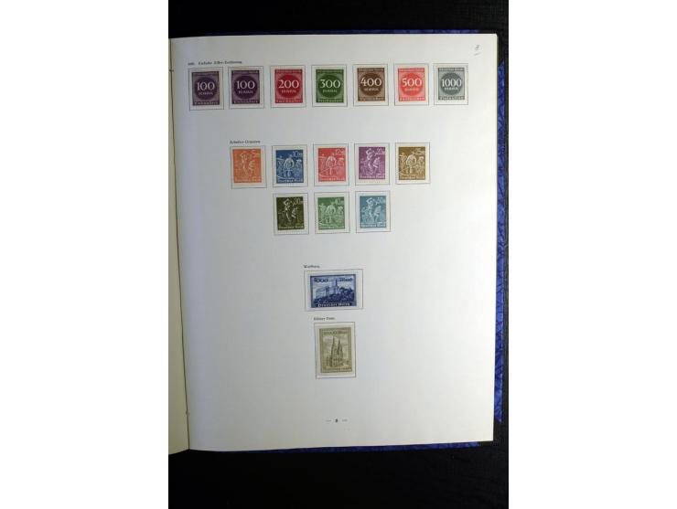 1900/55, postfrischer, ungebrauchter und gestempelter Posten mit vielen guten Werten und Sätzen, dabei u.a. Bund Posthorn pos