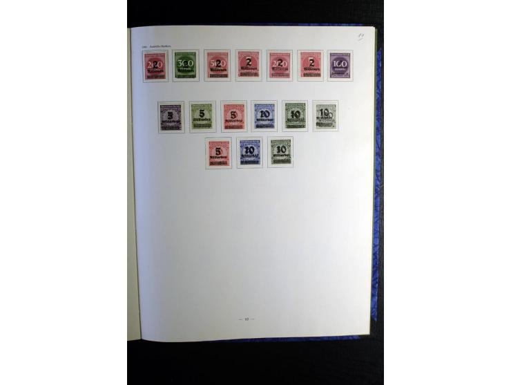 1900/55, postfrischer, ungebrauchter und gestempelter Posten mit vielen guten Werten und Sätzen, dabei u.a. Bund Posthorn pos