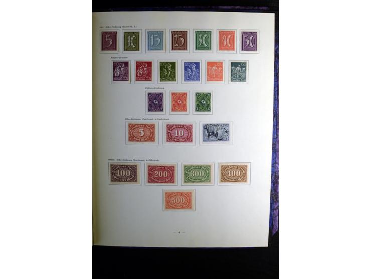 1900/55, postfrischer, ungebrauchter und gestempelter Posten mit vielen guten Werten und Sätzen, dabei u.a. Bund Posthorn pos