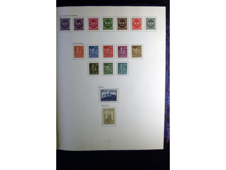 1900/55, postfrischer, ungebrauchter und gestempelter Posten mit vielen guten Werten und Sätzen, dabei u.a. Bund Posthorn pos