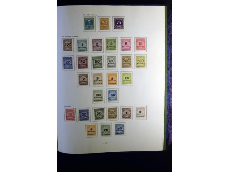 1900/55, postfrischer, ungebrauchter und gestempelter Posten mit vielen guten Werten und Sätzen, dabei u.a. Bund Posthorn pos