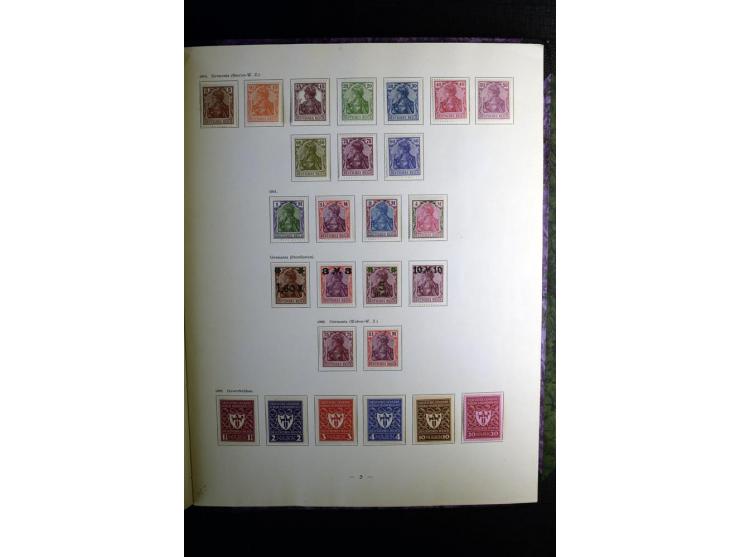1900/55, postfrischer, ungebrauchter und gestempelter Posten mit vielen guten Werten und Sätzen, dabei u.a. Bund Posthorn pos