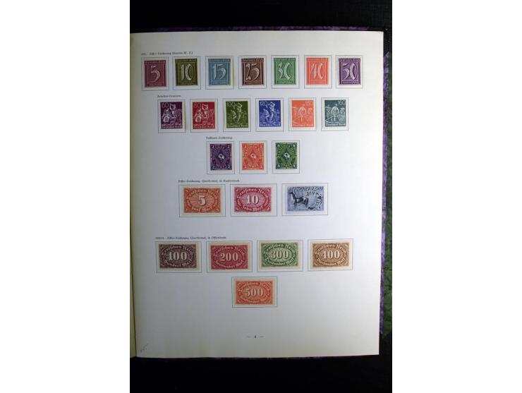1900/55, postfrischer, ungebrauchter und gestempelter Posten mit vielen guten Werten und Sätzen, dabei u.a. Bund Posthorn pos