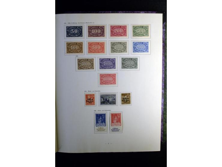 1900/55, postfrischer, ungebrauchter und gestempelter Posten mit vielen guten Werten und Sätzen, dabei u.a. Bund Posthorn pos