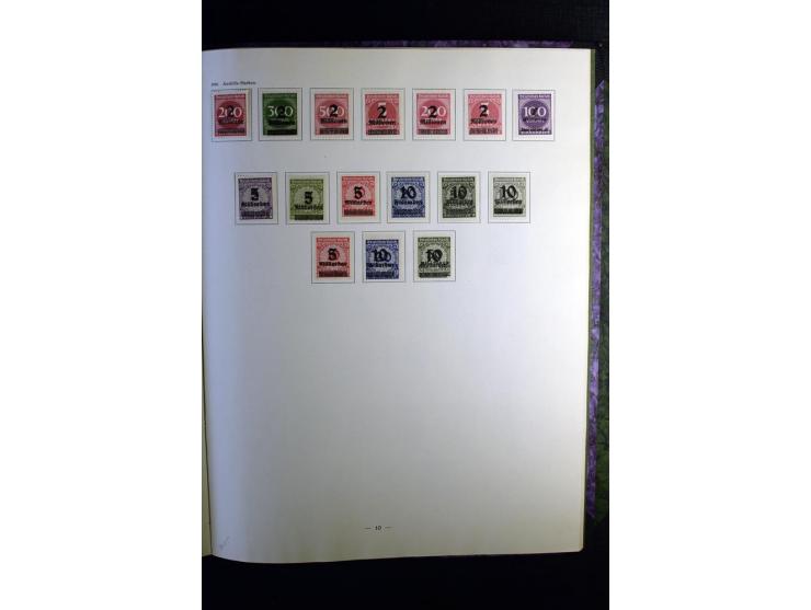 1900/55, postfrischer, ungebrauchter und gestempelter Posten mit vielen guten Werten und Sätzen, dabei u.a. Bund Posthorn pos