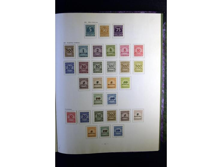 1900/55, postfrischer, ungebrauchter und gestempelter Posten mit vielen guten Werten und Sätzen, dabei u.a. Bund Posthorn pos