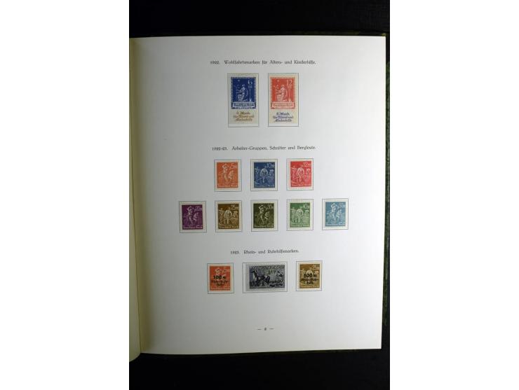 1900/55, postfrischer, ungebrauchter und gestempelter Posten mit vielen guten Werten und Sätzen, dabei u.a. Bund Posthorn pos