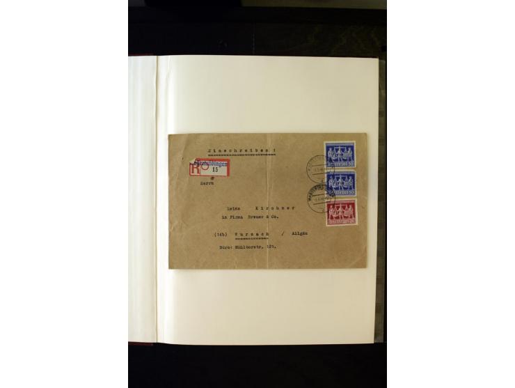 1905/1918, umfangreiche Spezial-Sammlung "Germania Friedens- und Kriegsdrucke" der Wertstufen 2-80 Pfg. inkl. der Aufdruckaus