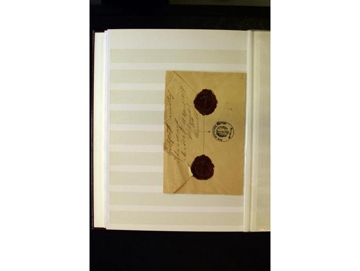 1905/1918, umfangreiche Spezial-Sammlung "Germania Friedens- und Kriegsdrucke" der Wertstufen 2-80 Pfg. inkl. der Aufdruckaus