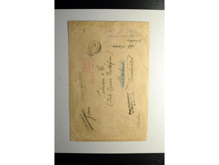 1798/1940 (ca.), etwa 20 Belege 'Muster ohne Wert', dabei gute Briefe Altdeutschland, u.a. mit Braunschweig Nr. 5 im 3er-Stre