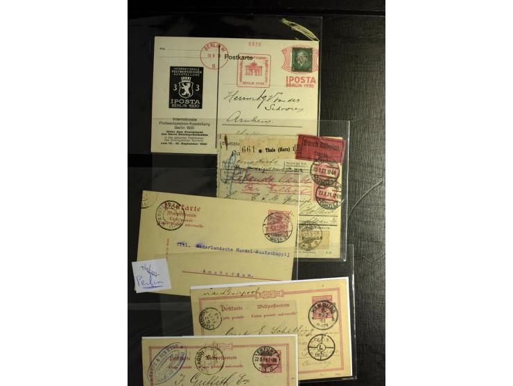 1860/1960, hochinteressanter Posten mit fast 150 Briefen, Karten und Ganzsachen, fast nur bessere mit Privat-GSK, Zensuren, D