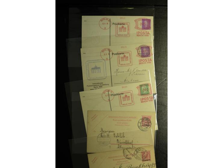 1860/1960, hochinteressanter Posten mit fast 150 Briefen, Karten und Ganzsachen, fast nur bessere mit Privat-GSK, Zensuren, D