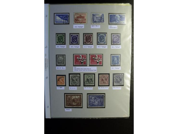 1945/90, gestempelte Sammlung, dabei SBZ mit guten Blockausgaben, DDR mit besseren, Berlin in den Hauptnummern komplett, dabe