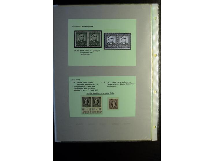 1945/90, gestempelte Sammlung, dabei SBZ mit guten Blockausgaben, DDR mit besseren, Berlin in den Hauptnummern komplett, dabe