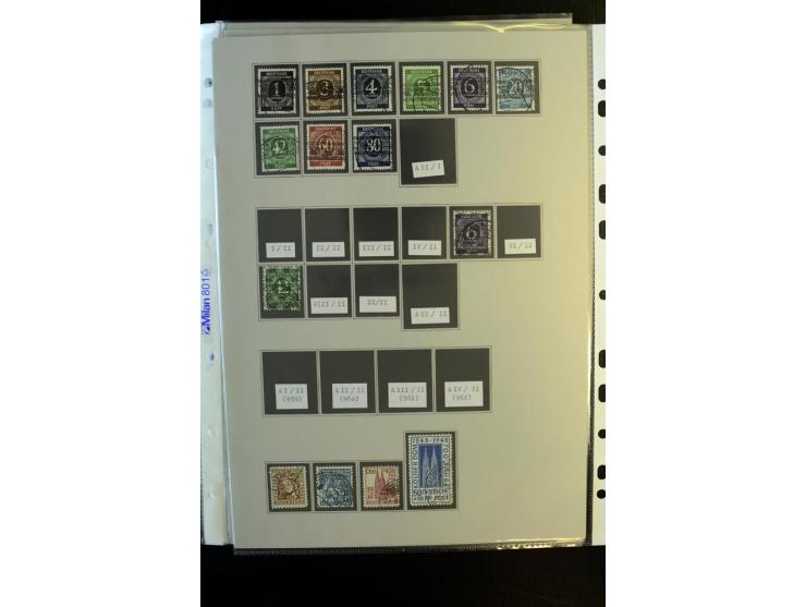 1945/90, gestempelte Sammlung, dabei SBZ mit guten Blockausgaben, DDR mit besseren, Berlin in den Hauptnummern komplett, dabe