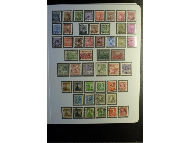 1945/90, gestempelte Sammlung, dabei SBZ mit guten Blockausgaben, DDR mit besseren, Berlin in den Hauptnummern komplett, dabe