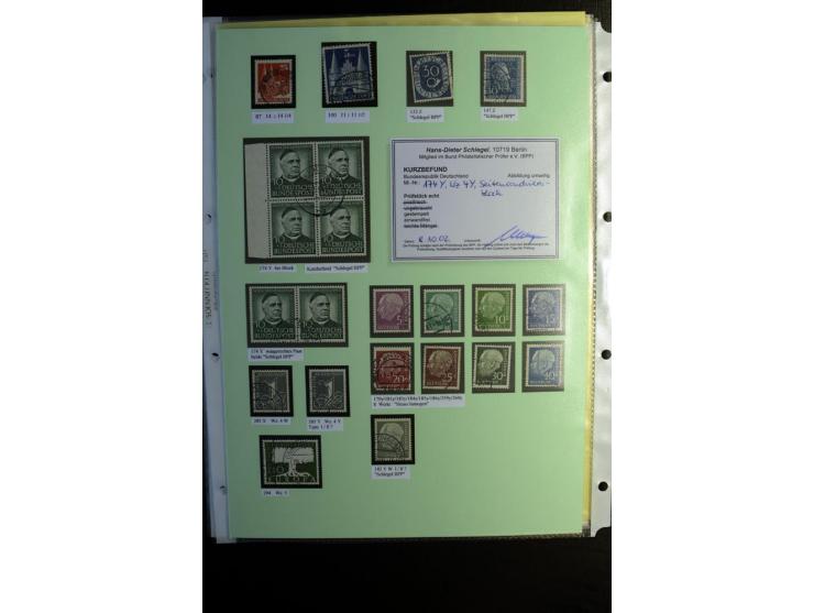 1945/90, gestempelte Sammlung, dabei SBZ mit guten Blockausgaben, DDR mit besseren, Berlin in den Hauptnummern komplett, dabe