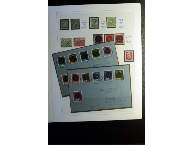1945/90, gestempelte Sammlung, dabei SBZ mit guten Blockausgaben, DDR mit besseren, Berlin in den Hauptnummern komplett, dabe