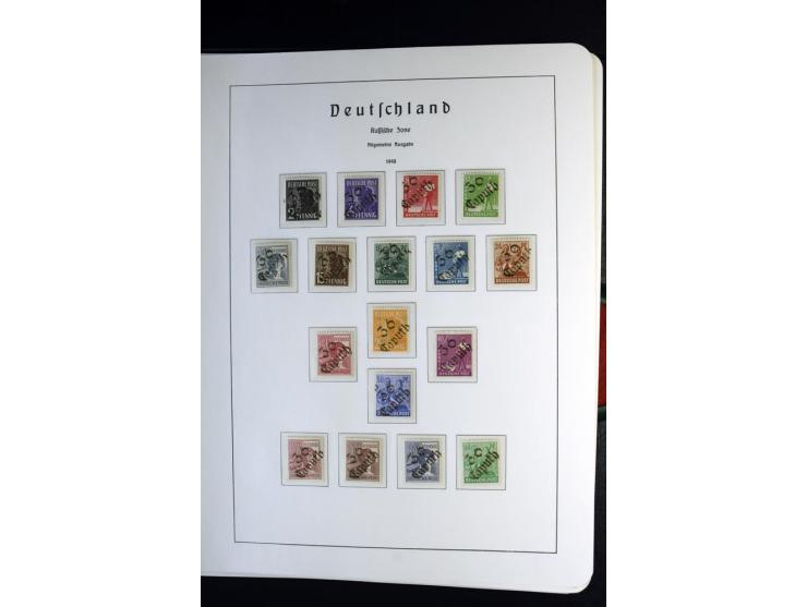 1945/59, postfrische und wenig ungebrauchte Sammlung (einige nachgummiert) , Besatzungszonen und Saarland mit u.a. Konstanz I