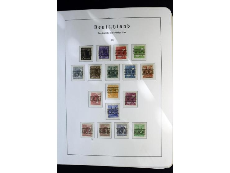 1945/59, postfrische und wenig ungebrauchte Sammlung (einige nachgummiert) , Besatzungszonen und Saarland mit u.a. Konstanz I