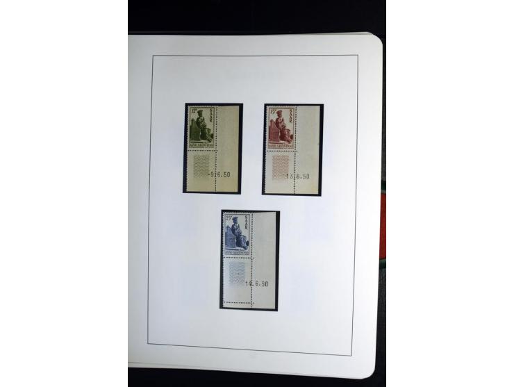 1945/59, postfrische und wenig ungebrauchte Sammlung (einige nachgummiert) , Besatzungszonen und Saarland mit u.a. Konstanz I