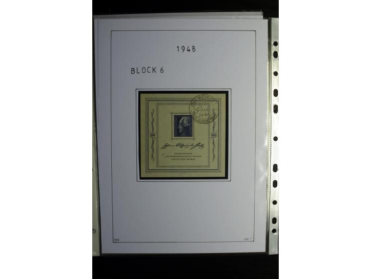 1945/49, gestempelte Sammlung mit u.a. Mi.-Nr. 8y, 10y, 14y, 18IId, 20-22, 24c, 29xb, 32xb, 33xc, 33ye, 40yb, 41, 43c, 56b, 5