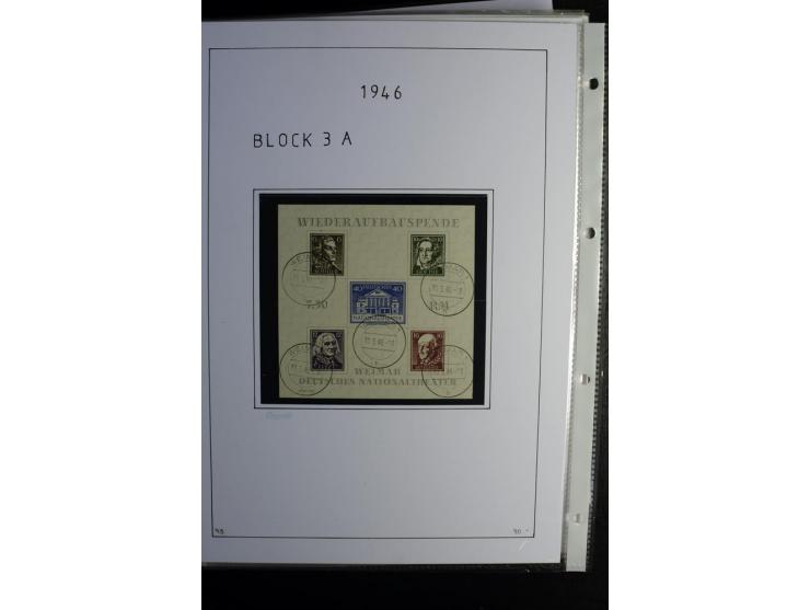 1945/49, gestempelte Sammlung mit u.a. Mi.-Nr. 8y, 10y, 14y, 18IId, 20-22, 24c, 29xb, 32xb, 33xc, 33ye, 40yb, 41, 43c, 56b, 5