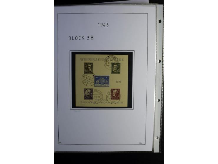 1945/49, gestempelte Sammlung mit u.a. Mi.-Nr. 8y, 10y, 14y, 18IId, 20-22, 24c, 29xb, 32xb, 33xc, 33ye, 40yb, 41, 43c, 56b, 5