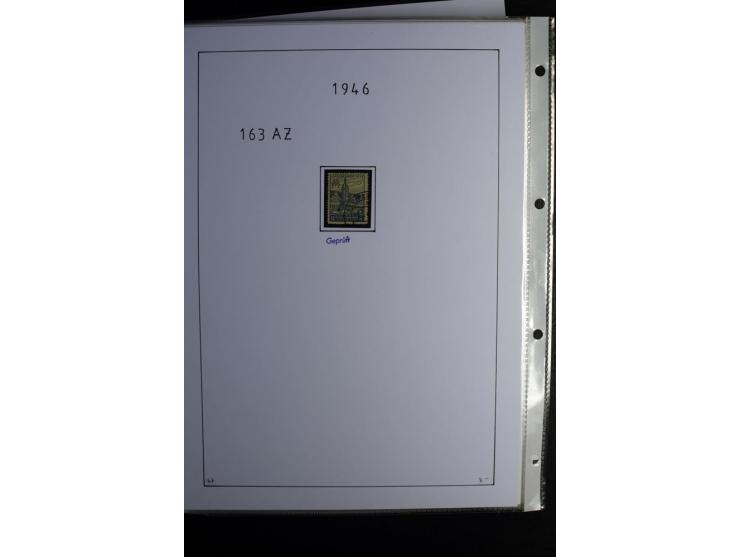 1945/49, gestempelte Sammlung mit u.a. Mi.-Nr. 8y, 10y, 14y, 18IId, 20-22, 24c, 29xb, 32xb, 33xc, 33ye, 40yb, 41, 43c, 56b, 5