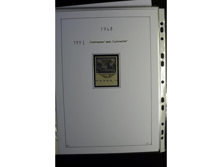 1945/49, gestempelte Sammlung mit u.a. Mi.-Nr. 8y, 10y, 14y, 18IId, 20-22, 24c, 29xb, 32xb, 33xc, 33ye, 40yb, 41, 43c, 56b, 5
